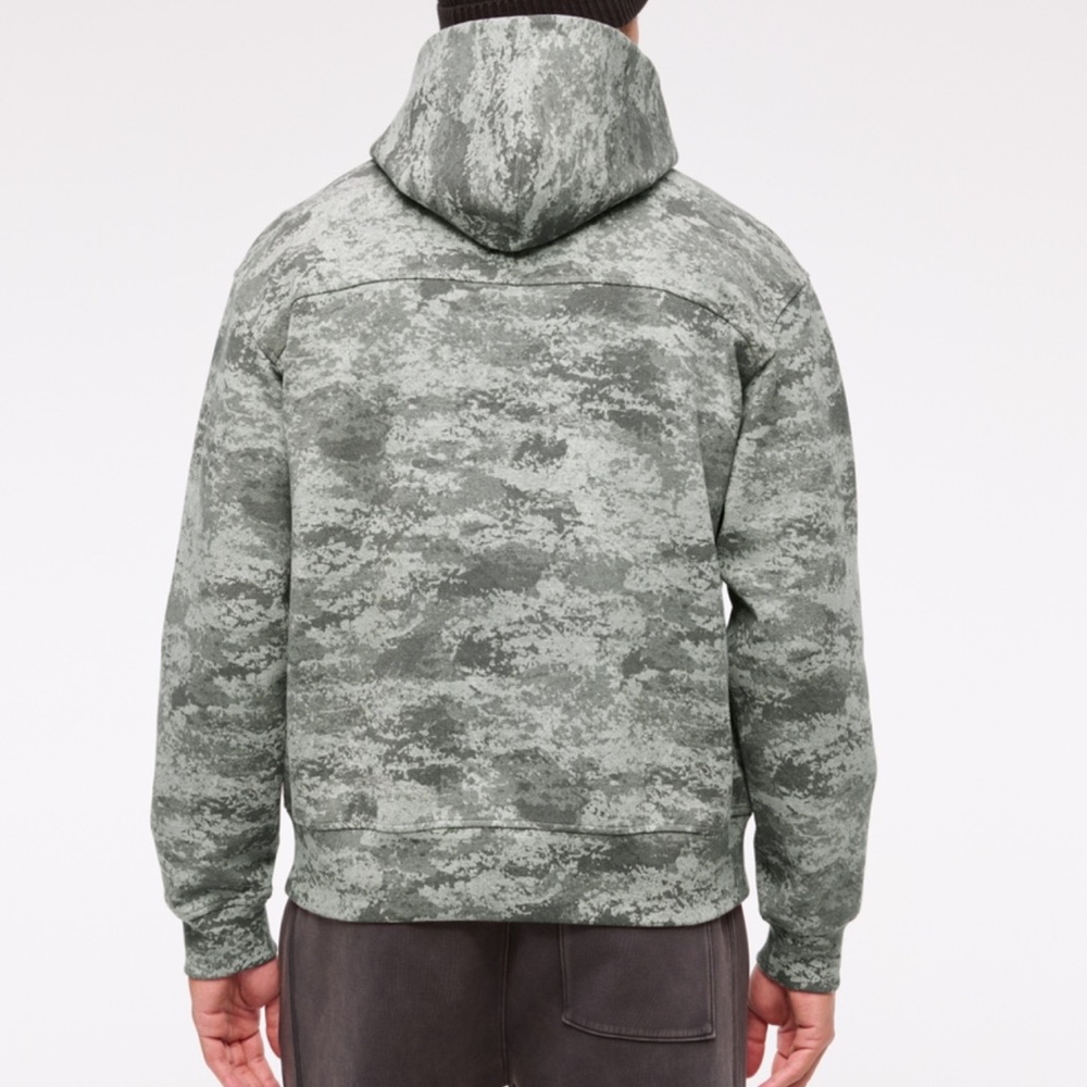 Abercrombie YPB neoKNIT MAX Popover Grey Camo - Picture 5 of 6
